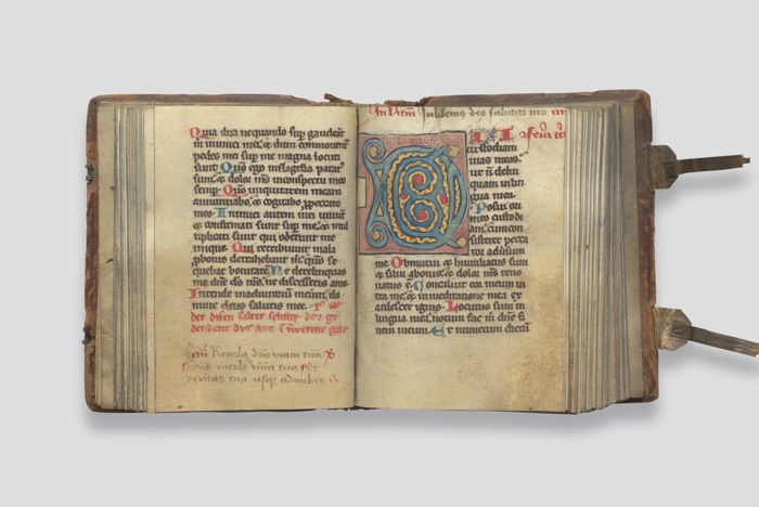 Objektabbildung zoomen Geöffneter Psalter, Doppelseite 44