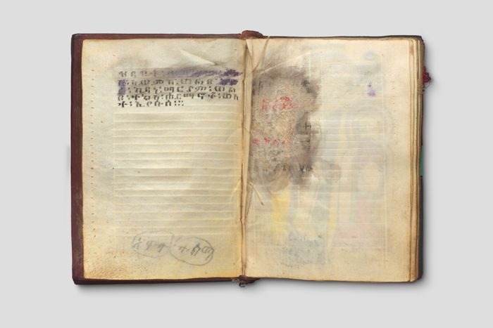 Objektabbildung zoomen Die erste Doppelseite der Handschrift