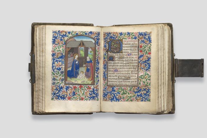 Objektabbildung zoomen Folio 51 des geöffneten Stundenbuchs