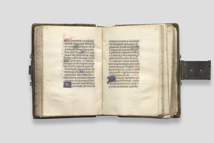 Objektabbildung zoomen Folio 78 des geöffneten Stundenbuchs