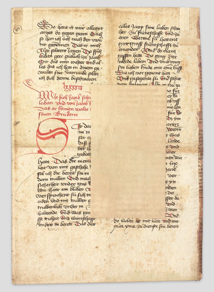 Zoom image for the object Rückseite des Blatts