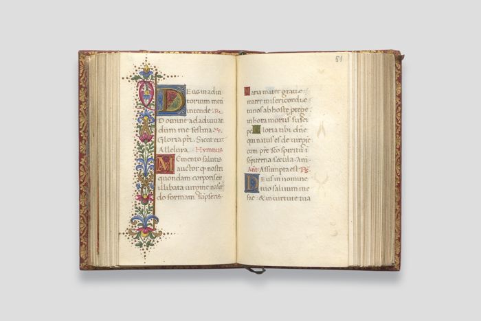 Objektabbildung zoomen Geöffnetes Stundenbuch, Doppelseite 51