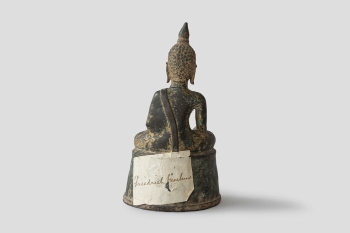 Zoom image for the object Rückseite der Buddhafigur