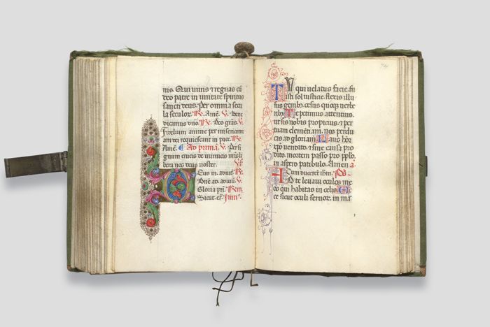 Zoom image for the object Geöffnetes Stundenbuch, Doppelseite 174